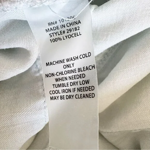 Soft Surroundings Chambray Jogger Drawstring Pants Size S - Picture 10 of 10